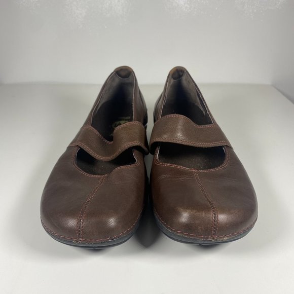 Merrell Women Shoes Mary Jane OrthoLite Strap Round Toe Leather Brown Sz 7.5 - Picture 3 of 16